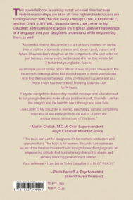 Letter to My Daughter: Putting an End to Generational Cycles of Abuse by Shaunda-Lee Vickery back cover