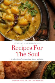 Recipes ofr the soul front cover by Beyond the Heart Clubhouse