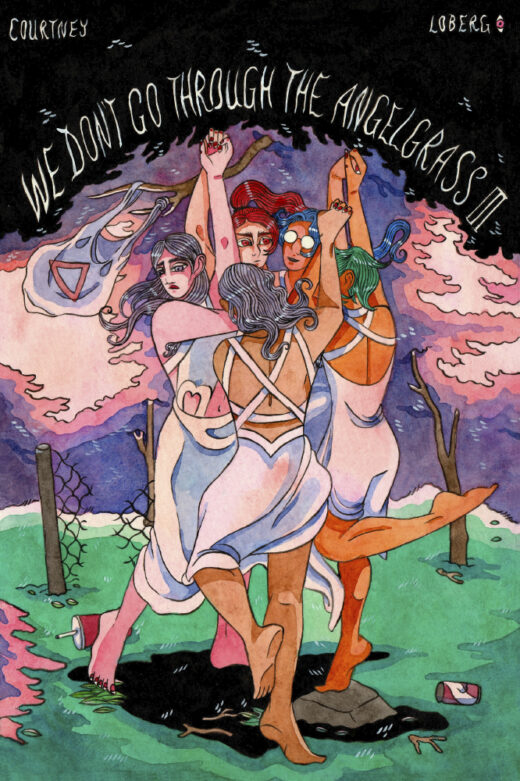 We don't go through the angelgrass III front cover by Courtney Loberg