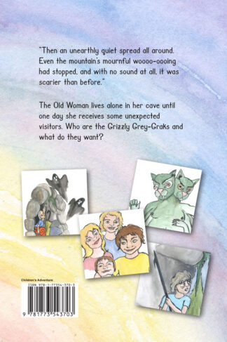 The Old Woman and the Grizzly Grey Graks Back cover by Kathleen Guthrie and Ava Wright