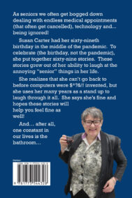 I'm Fine: A Bathroom Book for Seniors by Susan Carter Back Cover