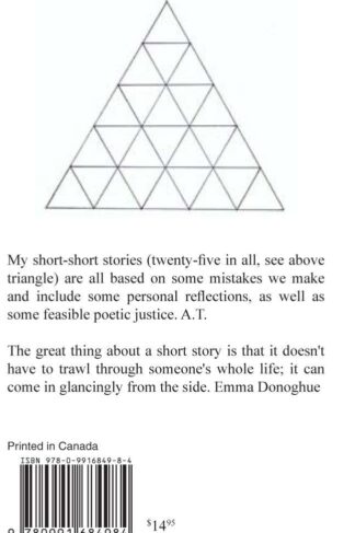 Short Short Stories by Arthur O.R. Thormann Back Cover