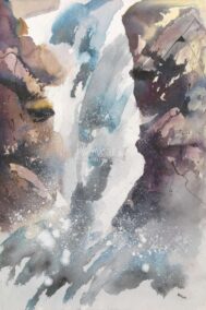 Athabasca Falls II by Barbara Hull on PageMaster Publishing