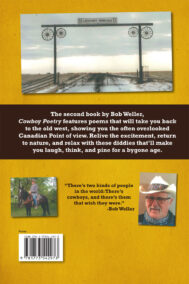 Back Cover of Cowboy Poetry by Bob Weller