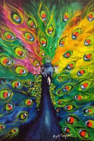 Painted Peacock by Crystal Fisher on PageMaster Publishing