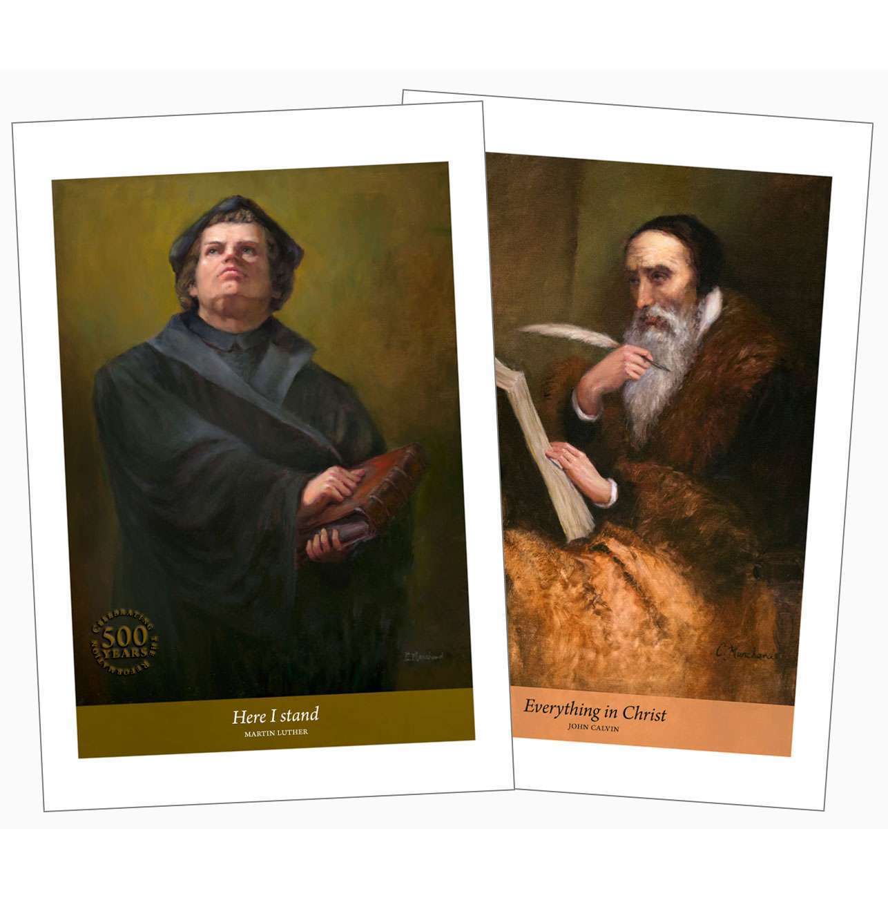 500 years of reformation poster set