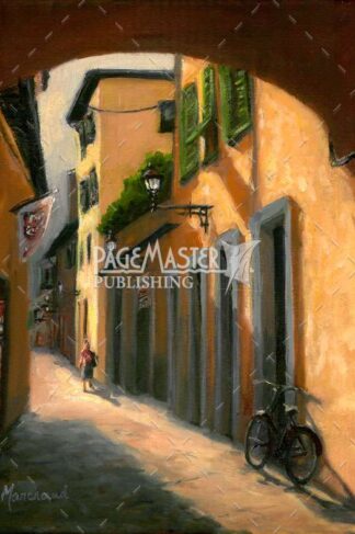 Street Of Gold - Walkways In Florence by Catherine Marchand on PageMaster Publishing