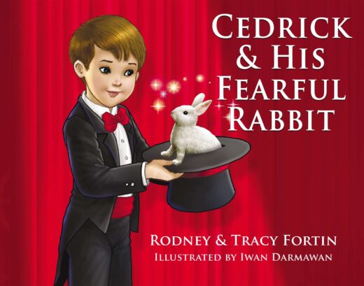 cedrick & his fearful rabbit by rodney fortin front cover