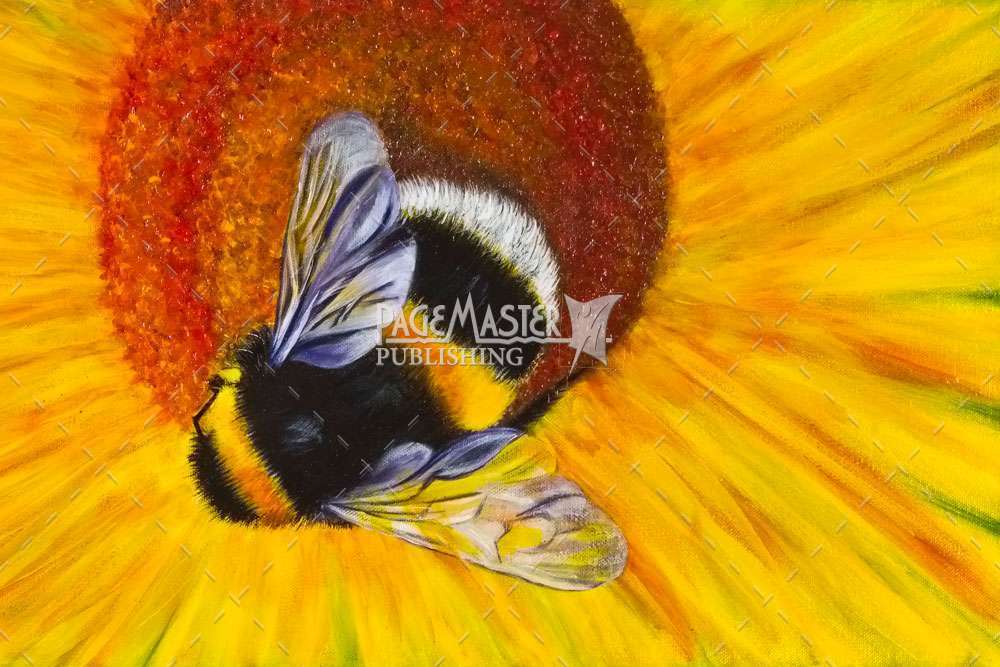 Sunny Bee Diptych by Debbie Lemoine on PageMaster Publishing