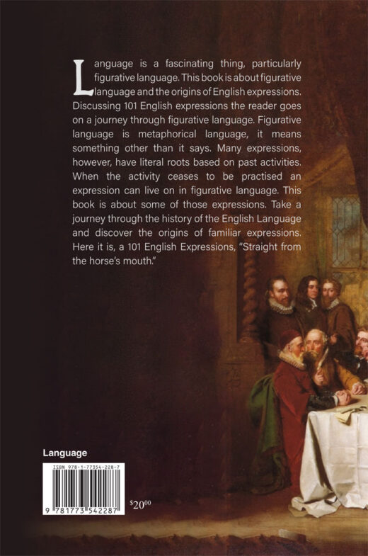 back cover of 101 english expressions by glenn grat