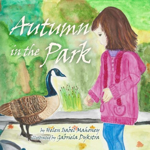 The front cover of "Autumn in the Park" by Helen Mahoney