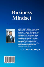 Business Mindset by Dr Kidane Araya BACK COVER