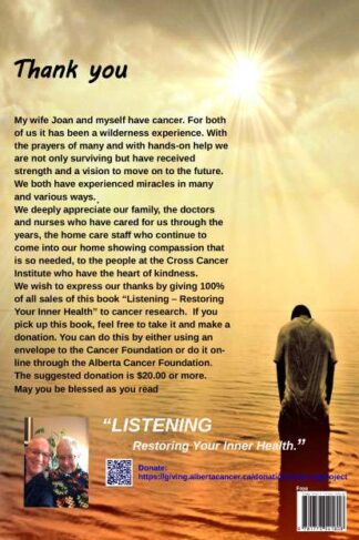 "Listening, Restoring Your Inner Health" by Glen Carlson Front Cover