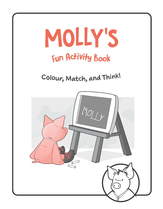 Molly's Fun Activity Book: Colour, Match, and Think!