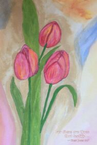 tulips- journal by martina keast front cover