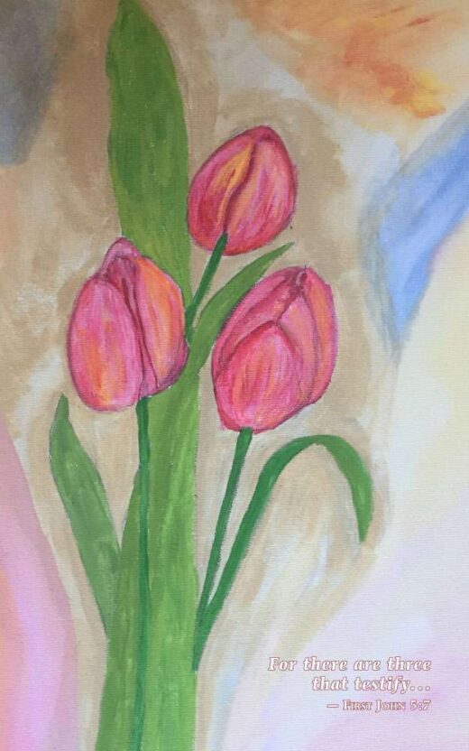 tulips- journal by martina keast front cover