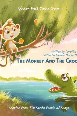The monkey and the Crocodile by Asili Kids Front Cover