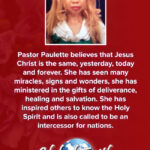 The back cover of Daily Declarations of God's Word, by Paulette Dey