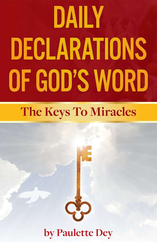 The front cover of Daily Declarations of God's Word, by Paulette Dey