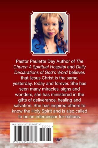 The back cover of The Church: A Spiritual Hospital, by Pastor Paulette Dey