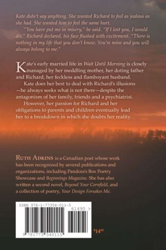 The Back Cover of Wait Until Morning