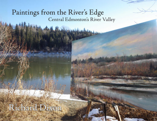 front cover of paintings from the river's edge by richard dixon