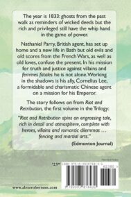 The back cover of Napoleon's Gold - The Wages of Sin, by Alex Robertson