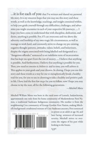 Letter to Cody, by Mitchell Moise Back cover