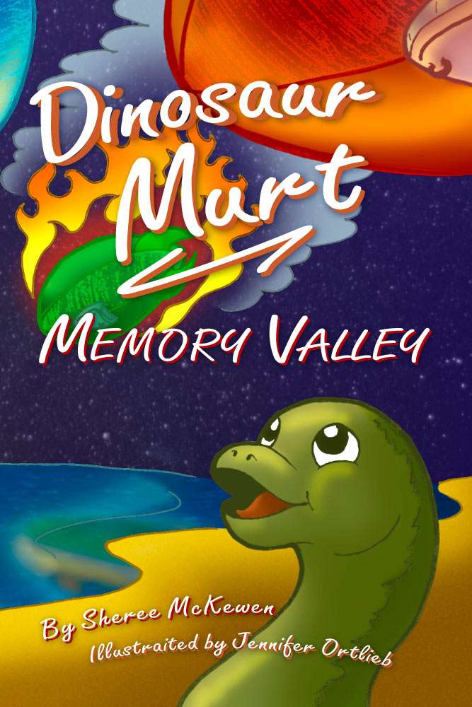 The front cover of Dinosaur Murt,: Memory Valley by Sheree