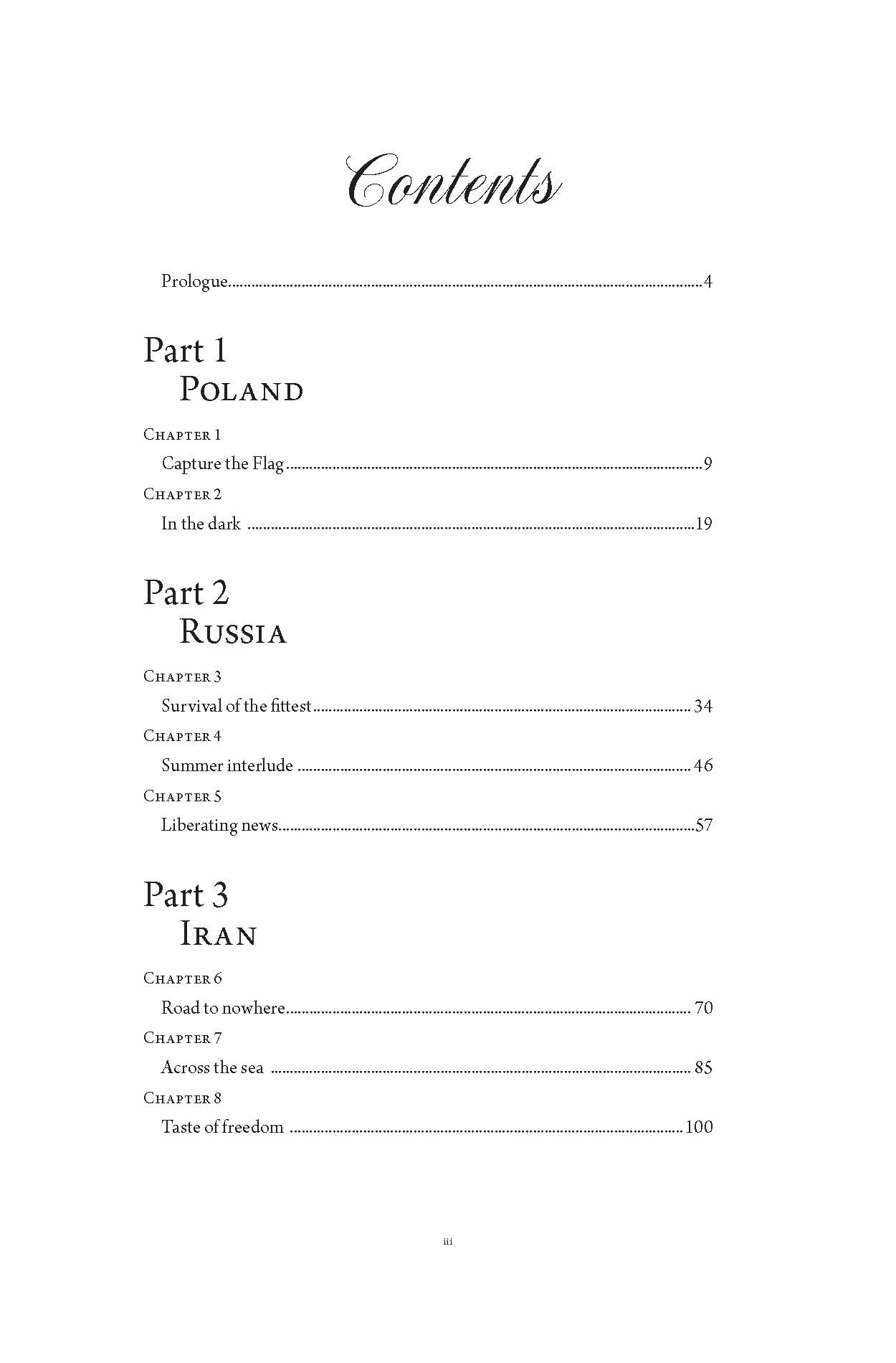 The Long Journey pages