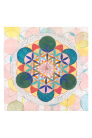 flower of life by stephanie shochat art print