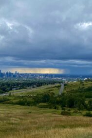 Calgary on a Rainy Day print by Syed Adeel Hussain on PageMaster Publishing