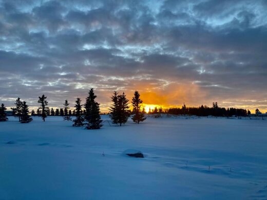 Snow and Sunset by Syed Adeel Hussain on PageMaster Publishing