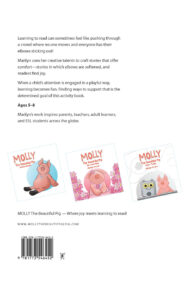 Back Cover of MOLLY's Fun Activity Book by Marilyn Ferrett