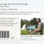 back cover of paintings from the river's edge by richard dixon