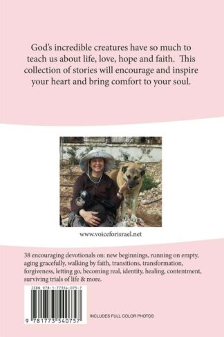 devotionals for the animal lover's heart by hannah nesher back cover