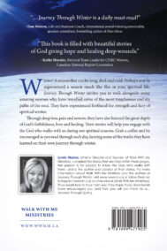 Back Cover of Journey Through Winter: A Three-Month Devotional Journey by Walk With Me Ministries