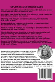 Back cover of Uploads and Downloads by Elaine Baillie