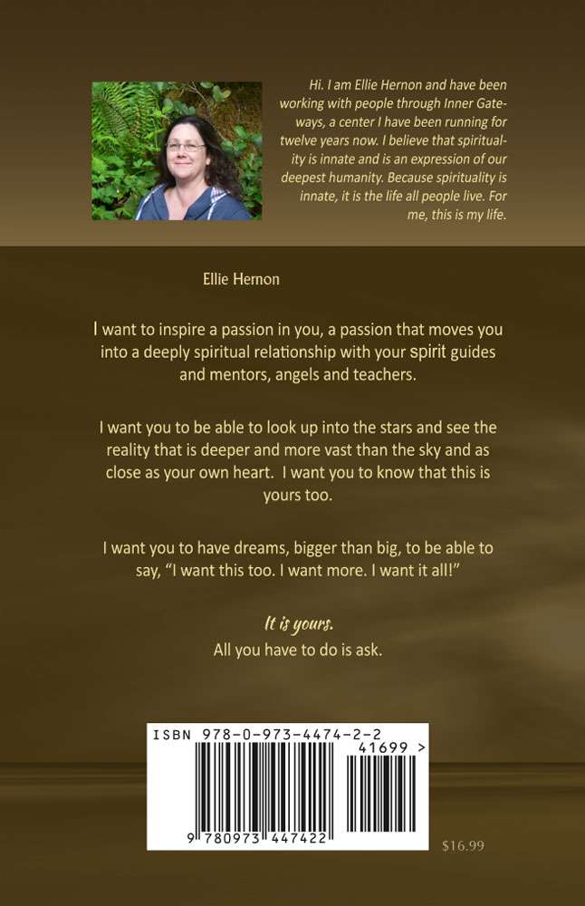 Back Cover of In the Company of Angels by Ellie Hernon