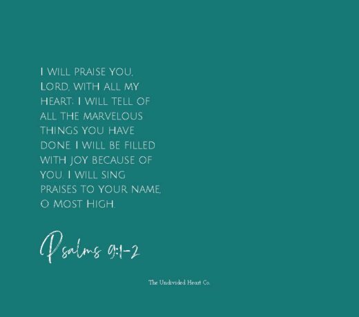 Growth & Gratitude Memory Verse Cards for Adults by The Undivided Heart Co.