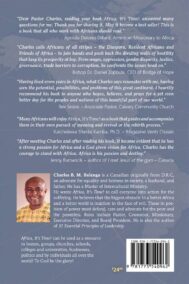 Back Cover of "Africa It's Time Third Edition" by Charles Balenga