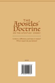 Back Cover of " The Apostles' Doctrine or the Apostles' Creed" by Dr. T. Neil