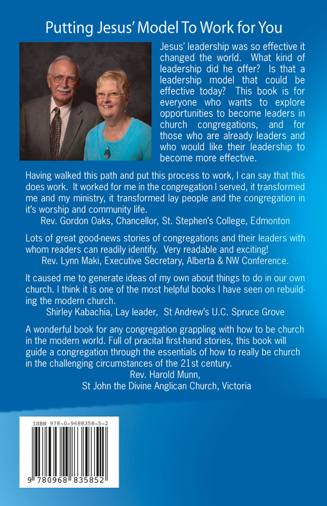 Back Cover of Leadership for Today by Clair Woodbury