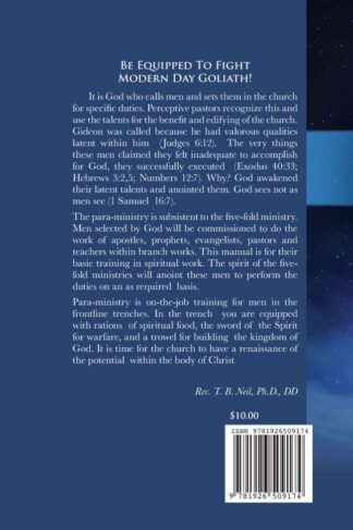 Back Cover of "Para-Ministry of the Saints" by Dr. T. Neil