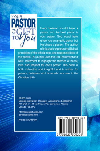 back cover of your pastor is a gift to you by dr. t. b. neil