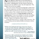 On My Mother's Behalf by Cynthia Jonasson BACK COVER