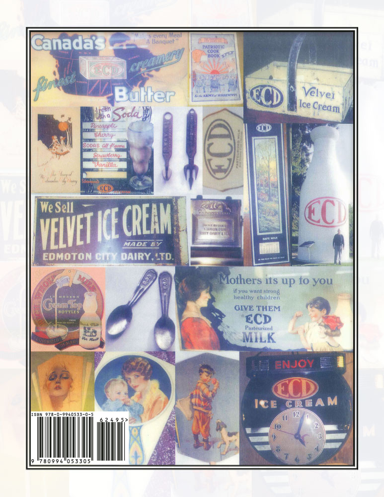 Back Cover of The Milk Bottles of Edmonton City Dairy (Third Edition) by Bob Snyder