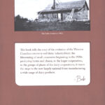 Back Cover of Creameries and Dairies of Western Canada by Bob Snyder