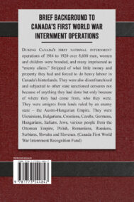 Back Cover of Internee No. 1198 Kapuskasing Camp: Canada First World War Internment Operations by Pylyp Yasnowskii