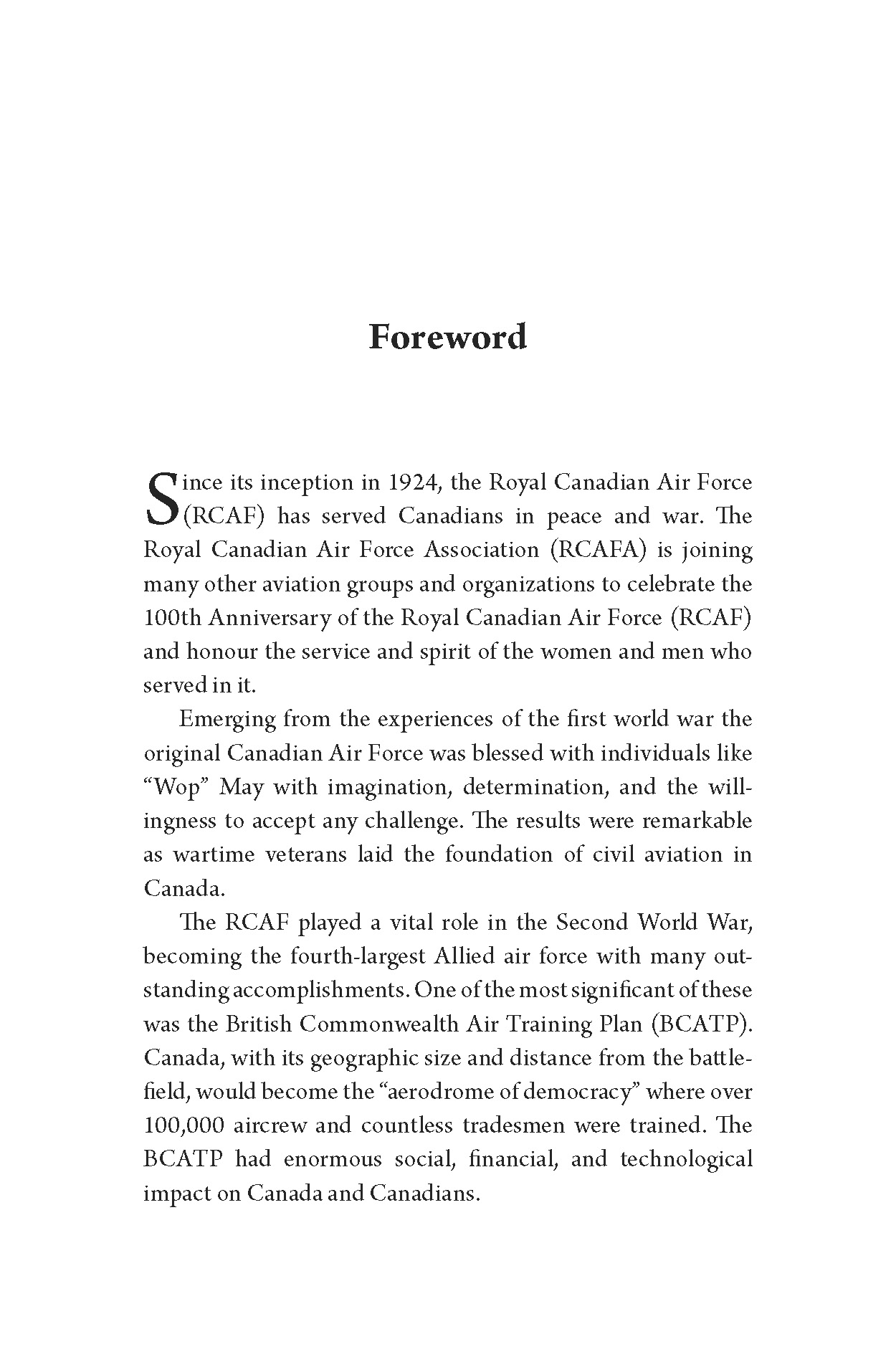 Pages from The RCAF in Alberta by Alexandra King